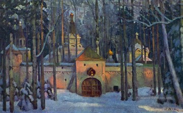  Konstantin Galerie - scénographie pour l’opéra de glinka ivan susanin monastère dans la forêt Konstantin Yuon